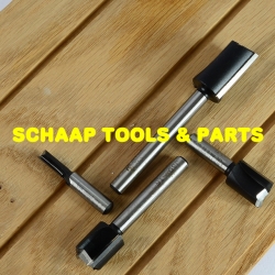 Groeffrees HW-hardmetaal zij- en onderkant snijdend schacht 8mm | Overzicht